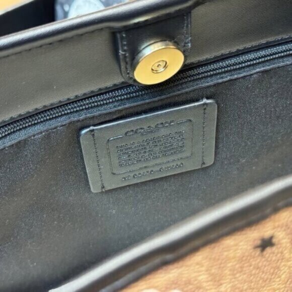 Coach Tan and Black Halloween Tote - Picture 7 of 8